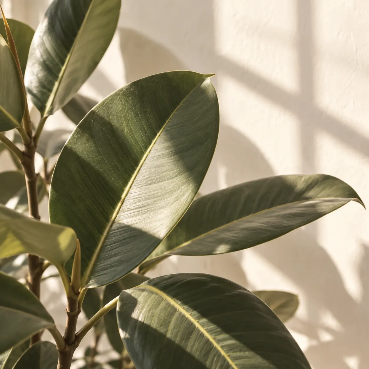 Close study of green foliage